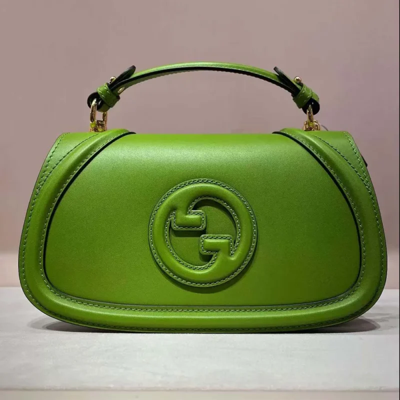 Gucci Women Blondie Small Top Handle Bag-Green 815714AAEC23506