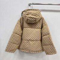 Gucci Women GG Cotton Canvas Puffer Jacket 717558Z9AAR2184 (1)