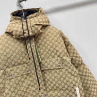 Gucci Women GG Cotton Canvas Puffer Jacket 717558Z9AAR2184 (1)