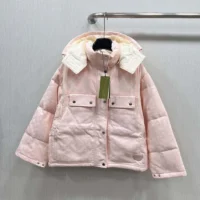 Gucci Women GG Cotton Canvas Puffer Jacket‎ 774871Z9AAR5677 (1)