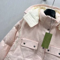 Gucci Women GG Cotton Canvas Puffer Jacket‎ 774871Z9AAR5677 (1)