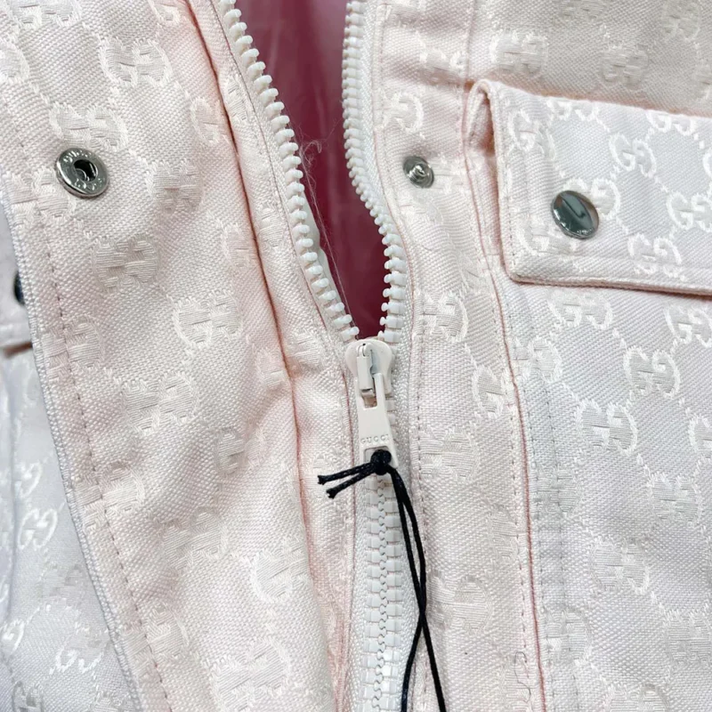 Gucci Women GG Cotton Canvas Puffer Jacket‎ 774871Z9AAR5677