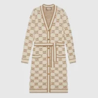 Gucci Women GG Wool Boucle Jacquard Cardigan ‎770060XKCNA9273