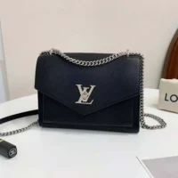 Louis Vuitton LV Women Mylockme Chain Bag-Black M51418 (9)