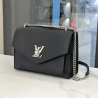 Louis Vuitton LV Women Mylockme Chain Bag-Black M51418 (9)