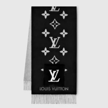 Louis Vuitton Unisex Cold Reykjavik Scarf-Black M74353