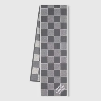 Louis Vuitton Unisex Damier Heritage Scarf-Dark Grey M92637