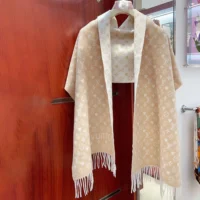 Louis Vuitton Unisex Game On Scarf-Beige M76900 (1)