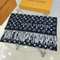 Louis Vuitton Unisex Game On Scarf-Black MP2907 (1)