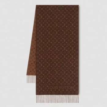 Louis Vuitton Unisex Game On Scarf-Brown M77377