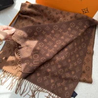 Louis Vuitton Unisex Game On Scarf-Brown M77377 (1)