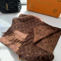 Louis Vuitton Unisex Game On Scarf-Brown M77377 (1)