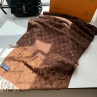 Louis Vuitton Unisex Game On Scarf-Brown M77377 (1)