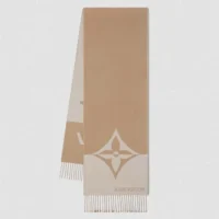 Louis Vuitton Unisex Graphic Dual Scarf-Beige M79098