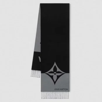 Louis Vuitton Unisex Graphic Dual Scarf-Black M79097