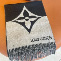 Louis Vuitton Unisex Graphic Dual Scarf-Black M79097 (1)