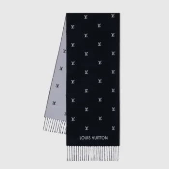 Louis Vuitton Unisex LV Blason Scarf-Black M77269