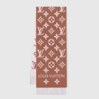 Louis Vuitton Unisex LV Essential Scarf-Brown M78935