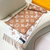 Louis Vuitton Unisex LV Essential Scarf-Brown M78935 (1)