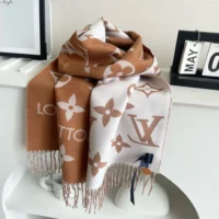 Louis Vuitton Unisex LV Essential Scarf-Brown M78935 (1)