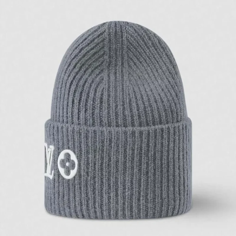 Louis Vuitton Unisex LV Headline Beanie-Grey M94833