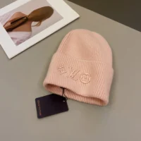 Louis Vuitton Unisex LV Headline Beanie-Pink M79452 (1)