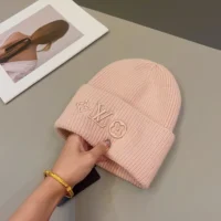 Louis Vuitton Unisex LV Headline Beanie-Pink M79452 (1)