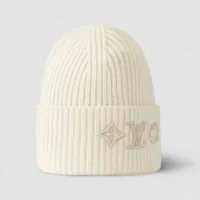 Louis Vuitton Unisex LV Headline Beanie-White M77873