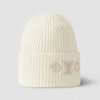 Louis Vuitton Unisex LV Headline Beanie-White M77873