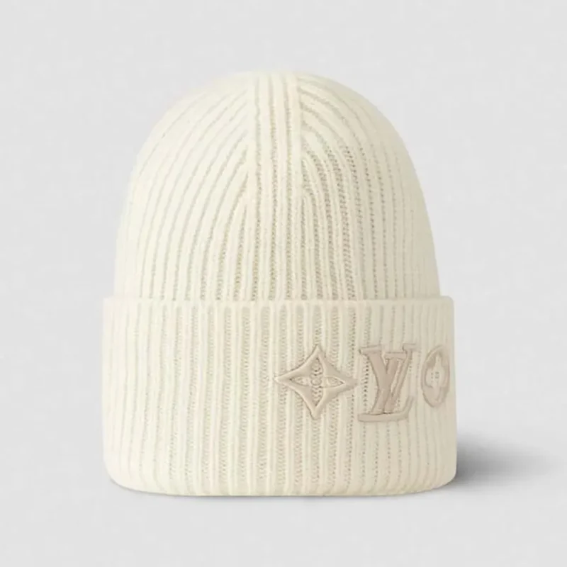 Louis Vuitton Unisex LV Headline Beanie-White M77873