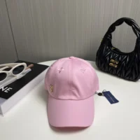 Louis Vuitton Unisex LV Iconic Cap-Pink M7061L (1)