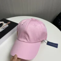 Louis Vuitton Unisex LV Iconic Cap-Pink M7061L (1)