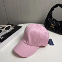 Louis Vuitton Unisex LV Iconic Cap-Pink M7061L (1)