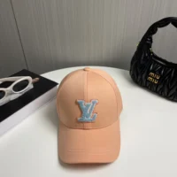 Louis Vuitton Unisex LV Signature Cap-Sky Blue M7318M (1)