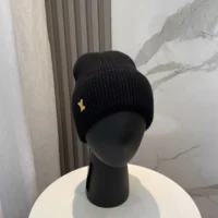 Louis Vuitton Unisex LV Spark Beanie-Black M77877 (1)