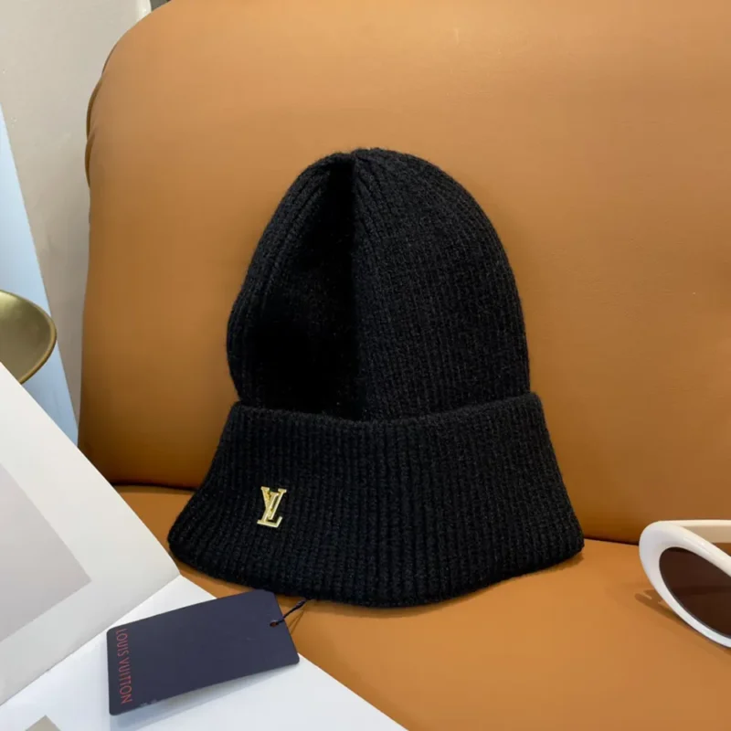 Louis Vuitton Unisex LV Spark Beanie-Black M77877