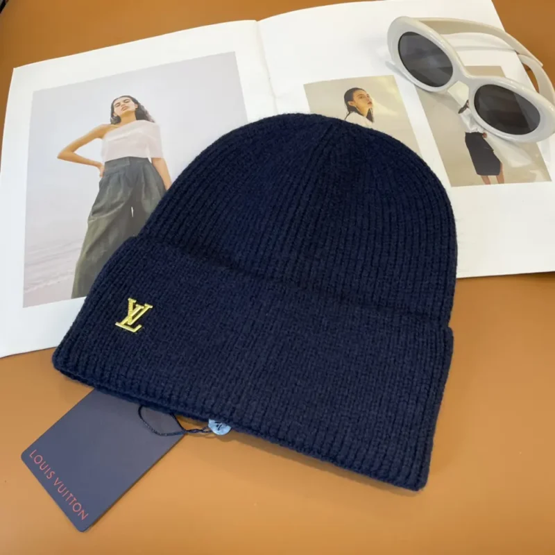 Louis Vuitton Unisex LV Spark Beanie-Navy M93285