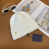 Louis Vuitton Unisex LV Spark Beanie-White M77882 (1)