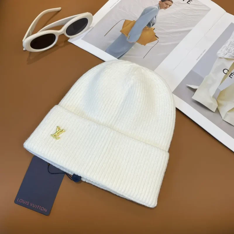 Louis Vuitton Unisex LV Spark Beanie-White M77882