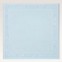 Louis Vuitton Unisex Lock And Go Shine Shawl-Blue M79981