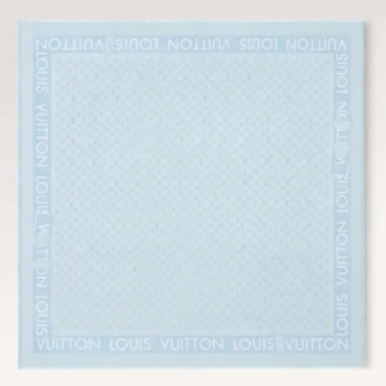 Louis Vuitton Unisex Lock And Go Shine Shawl-Blue M79981