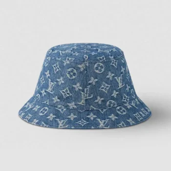 Louis Vuitton Unisex Monogram Essential Bucket Hat-Blue M78772