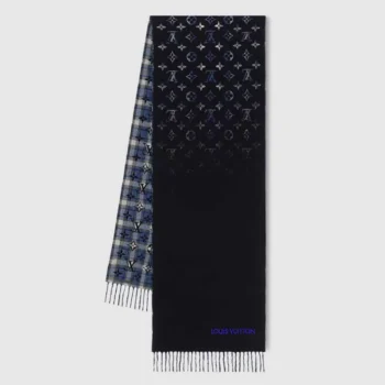 Louis Vuitton Unisex Monogram Gradient Tartan City Scarf M71348