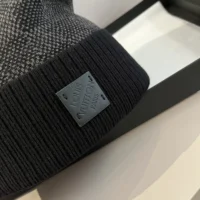 Louis Vuitton Unisex Néo Petit Damier Beanie-Black M77983 (1)