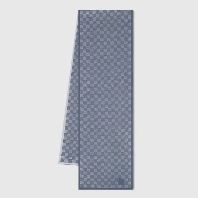 Louis Vuitton Unisex Néo Petit Damier Scarf-Silver M79202