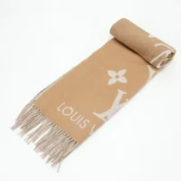 Louis Vuitton Unisex Reykjavik Gradient Scarf -Beige M76637 (1)