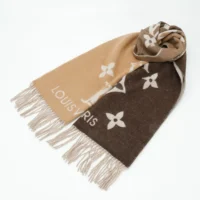 Louis Vuitton Unisex Reykjavik Gradient Scarf -Beige M76637 (1)