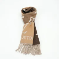 Louis Vuitton Unisex Reykjavik Gradient Scarf -Beige M76637 (1)