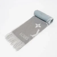 Louis Vuitton Unisex Reykjavik Gradient Scarf -Blue M70868 (1)