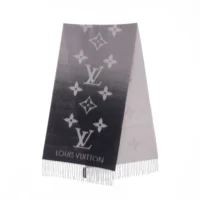 Louis Vuitton Unisex Reykjavik Gradient Scarf -Gray M76336 (1)